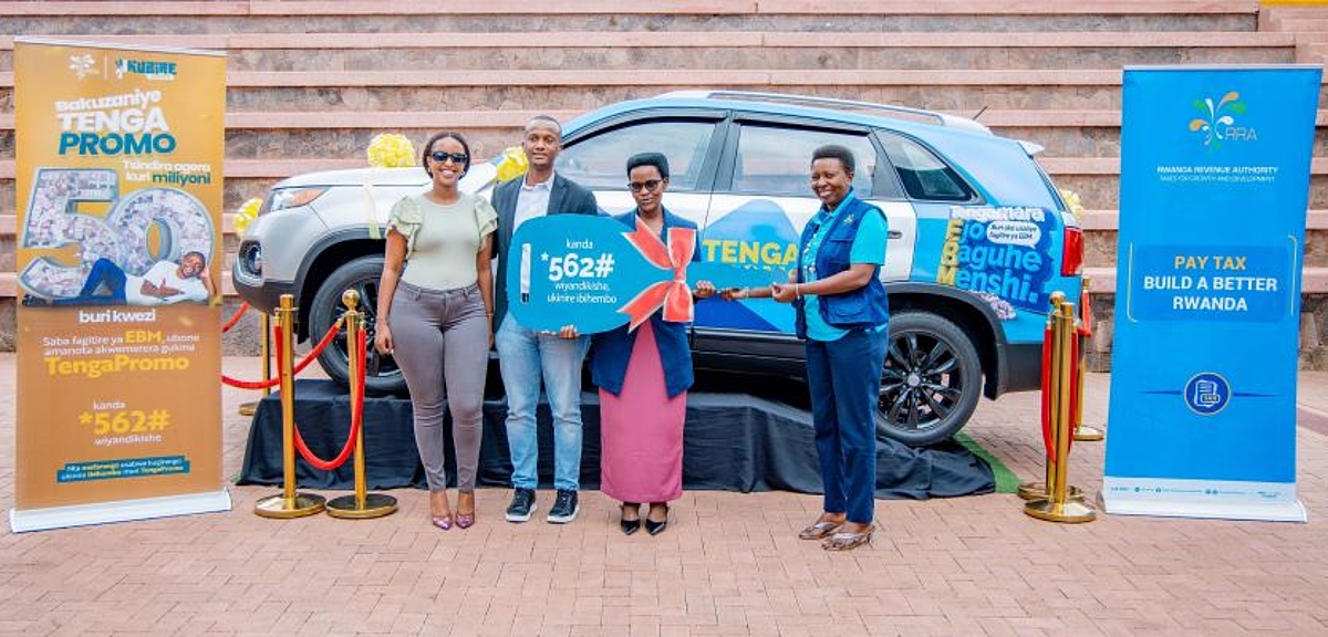 TENGAMARA: RRA urges consumers to frequently request EBM invoices as lucky winner takes home a car