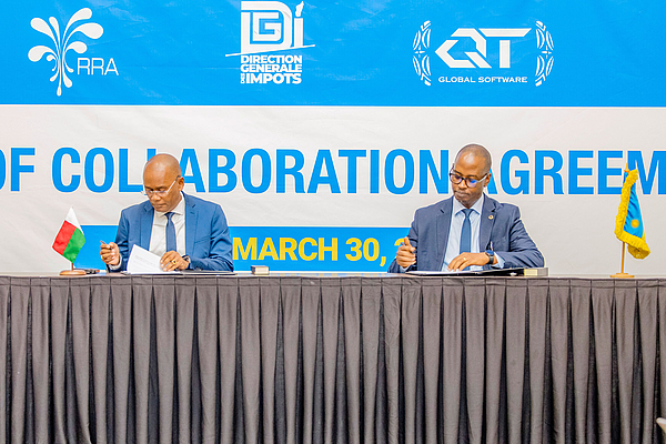 30.03.2026: RRA n’Ikigo cy’Imisoro cya Madagascar basinye amasezererano yo gukoresha EBM no gusangira ubunararibonye